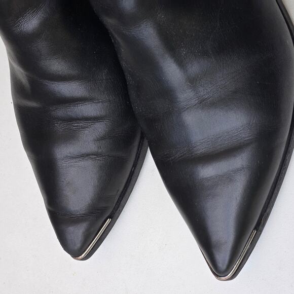 Acne Studios The Jensen Black Leather Chelsea Boot, Size EU 41 - US 11 - Picture 2 of 11